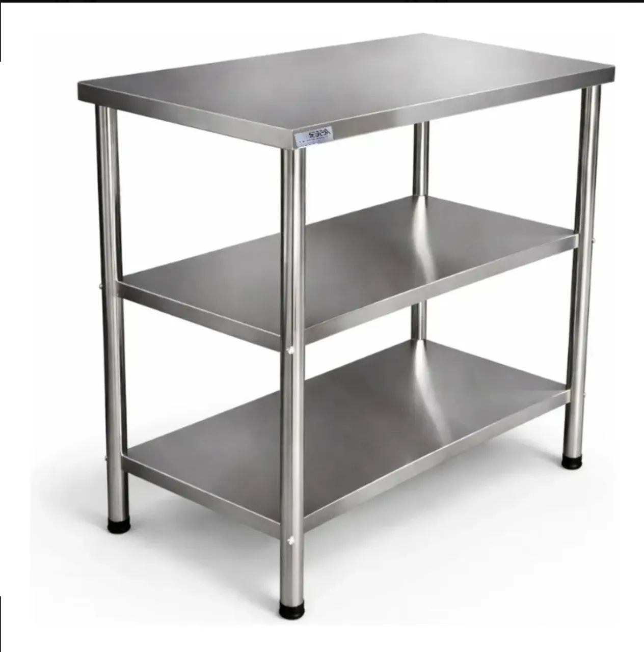 KIT 2 MESAS 90x50 INOX