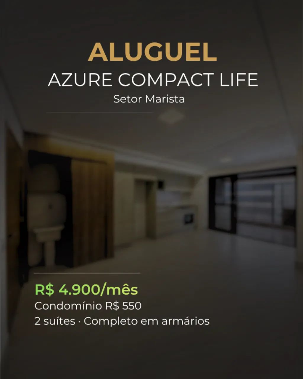 2 suítes no Marista com varanda ampla + escaninho