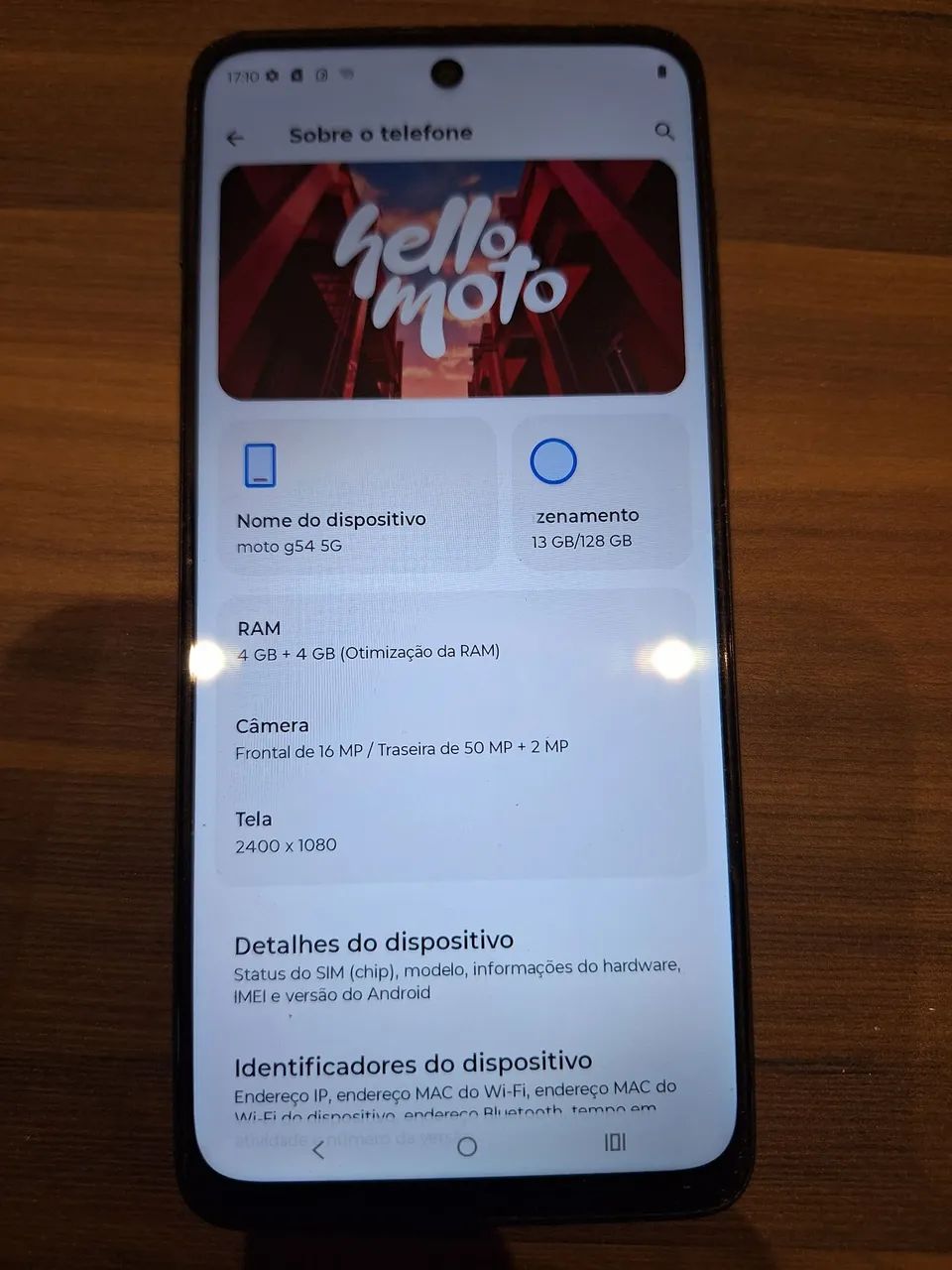 Celular smartphone moto.g54 5g  - Foto 2