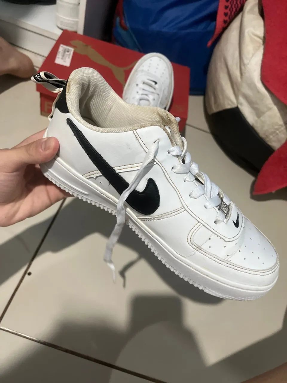 tênis nike air force 1 utility branco  - Foto 2
