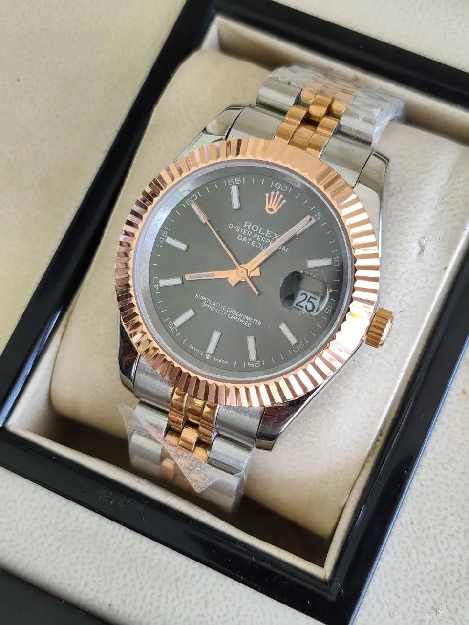 Relógio Rolex DatJust Royal Misto automático Exclusivo  - Foto 2
