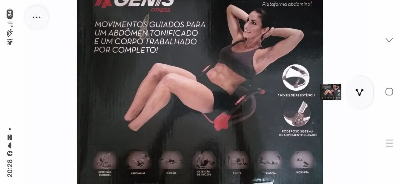 Aparelho de musculação Genis ftnes