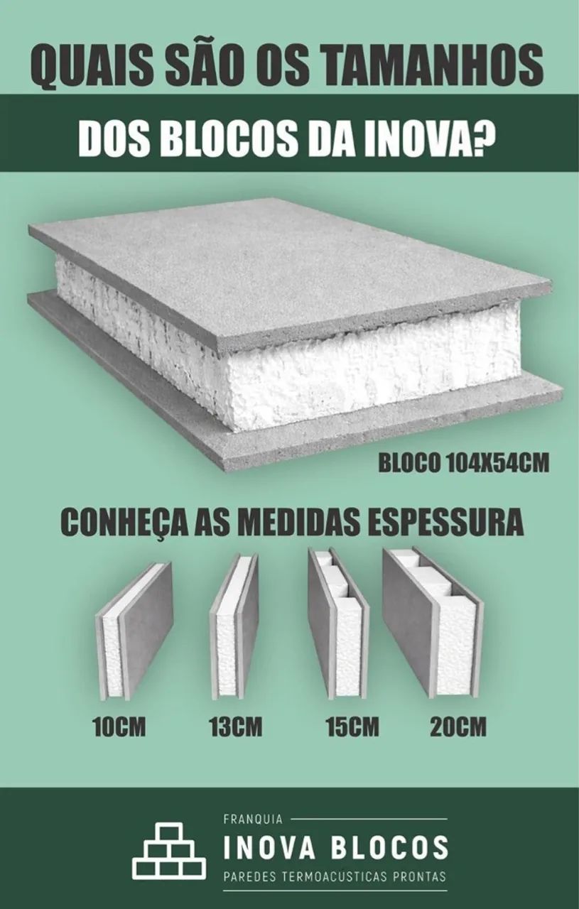 Blocos Paredes em EPS - Foto 3