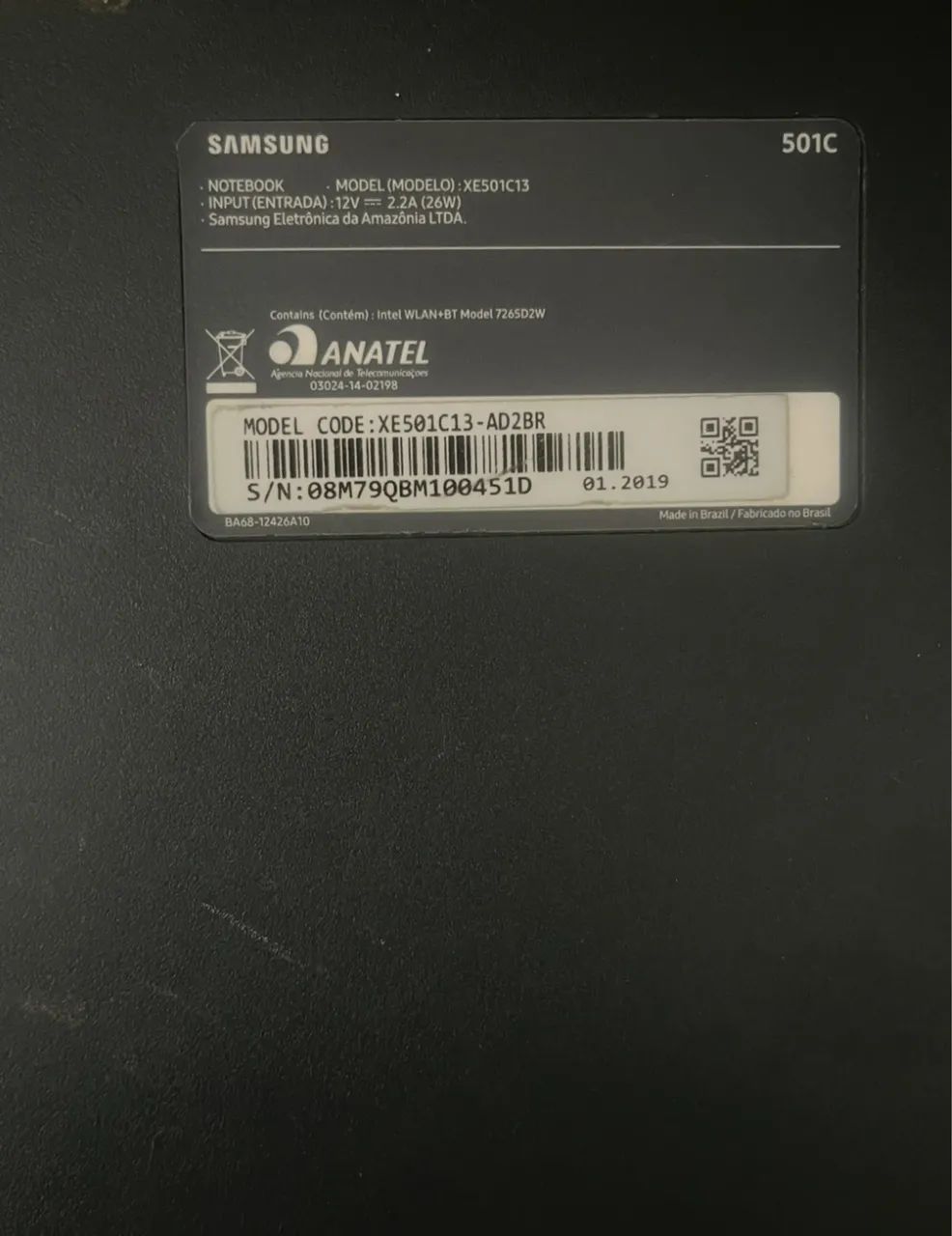 Samsung Chromebook XE501C13 ? Para Retirada de Peças - Foto 2