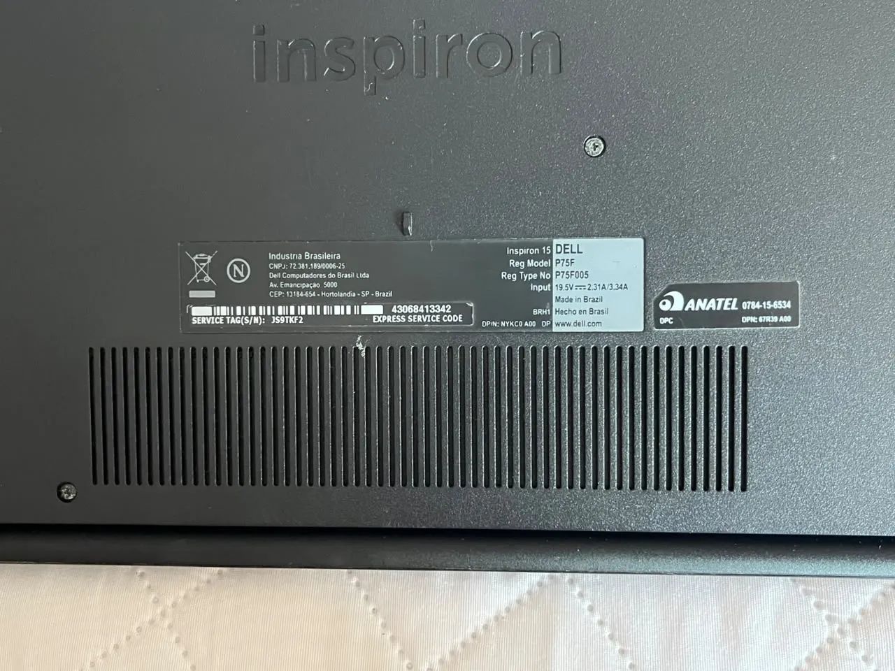Vendo Notebook DELL INSPIRON 153000 - Foto 3