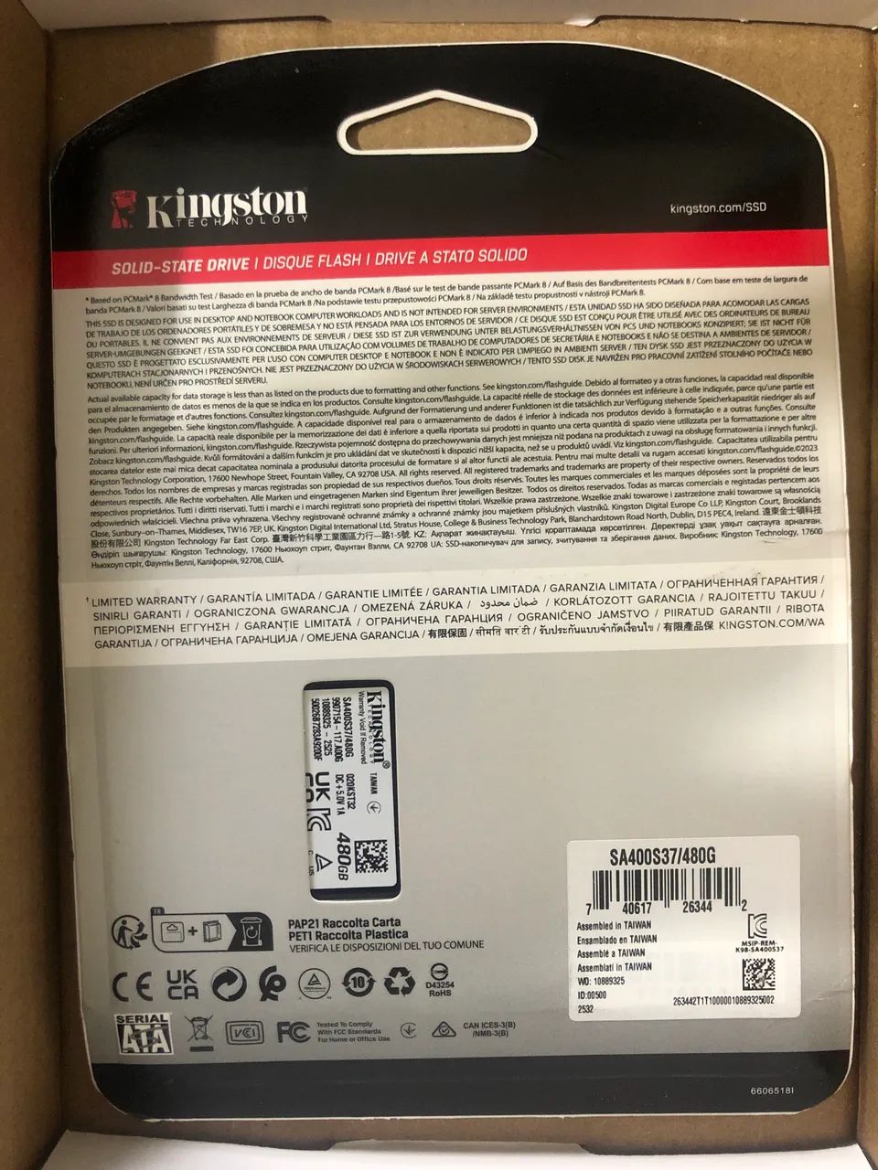 SSD 480GB Kingston SATA 2,5 - Foto 2