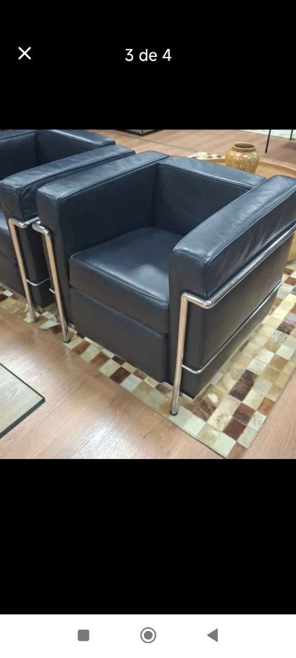 Poltrona estrutura inox 2.800 - Foto 2