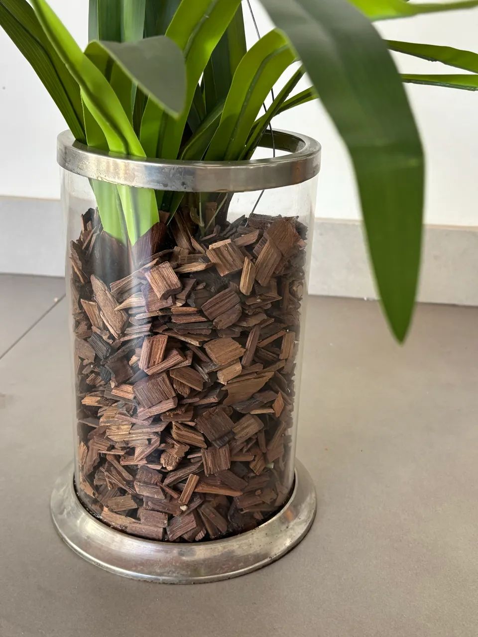 Vaso de Orquídea Artificial 