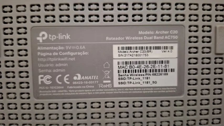 Roteador Archer C20 Dual Band AC750 Tp-Link - Foto 4