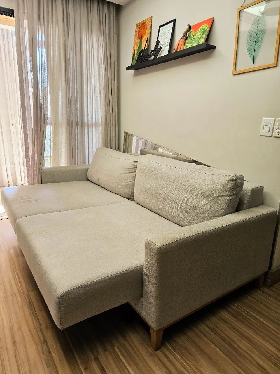 Sofá cinza 2.20m - Foto 4