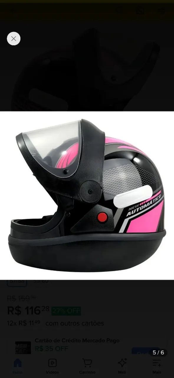 Capacete ebf Novo  - Foto 3