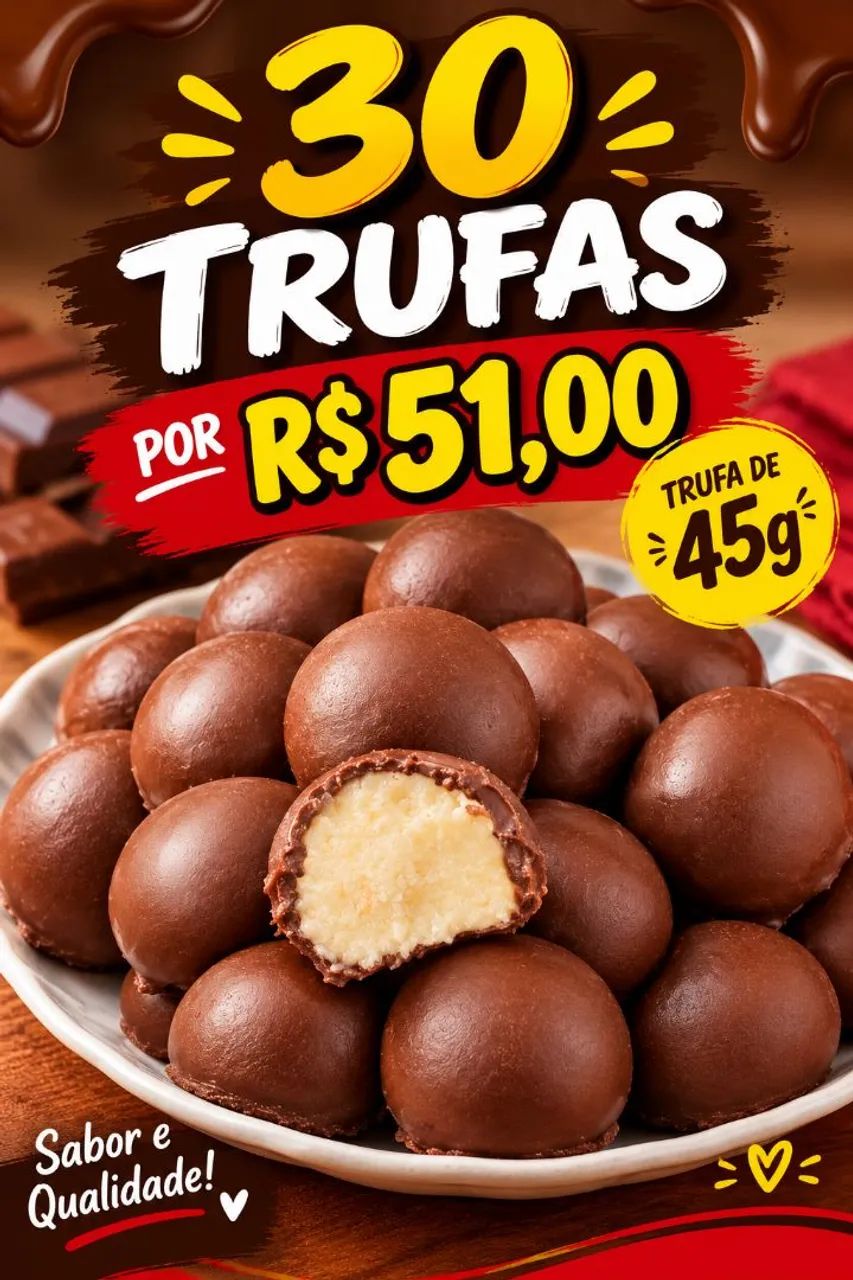 30 trufas 