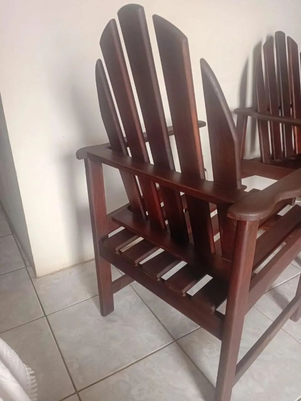 R$450 Par de poltronas em Angelin. - Foto 4