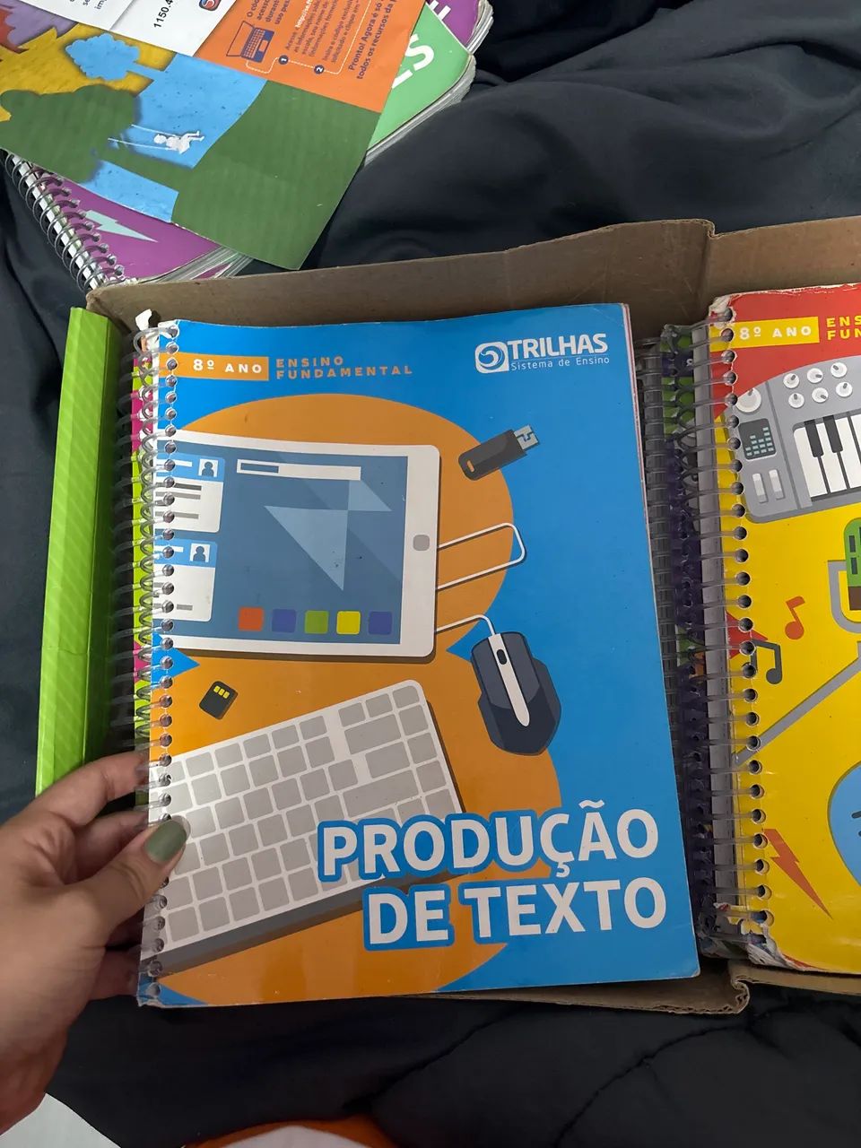 Livros oitavo ano ensino fundamental marca trilhas - Foto 4