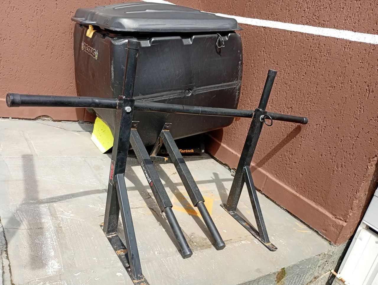 Barra fixa para parede e barra para tríceps  - Foto 4
