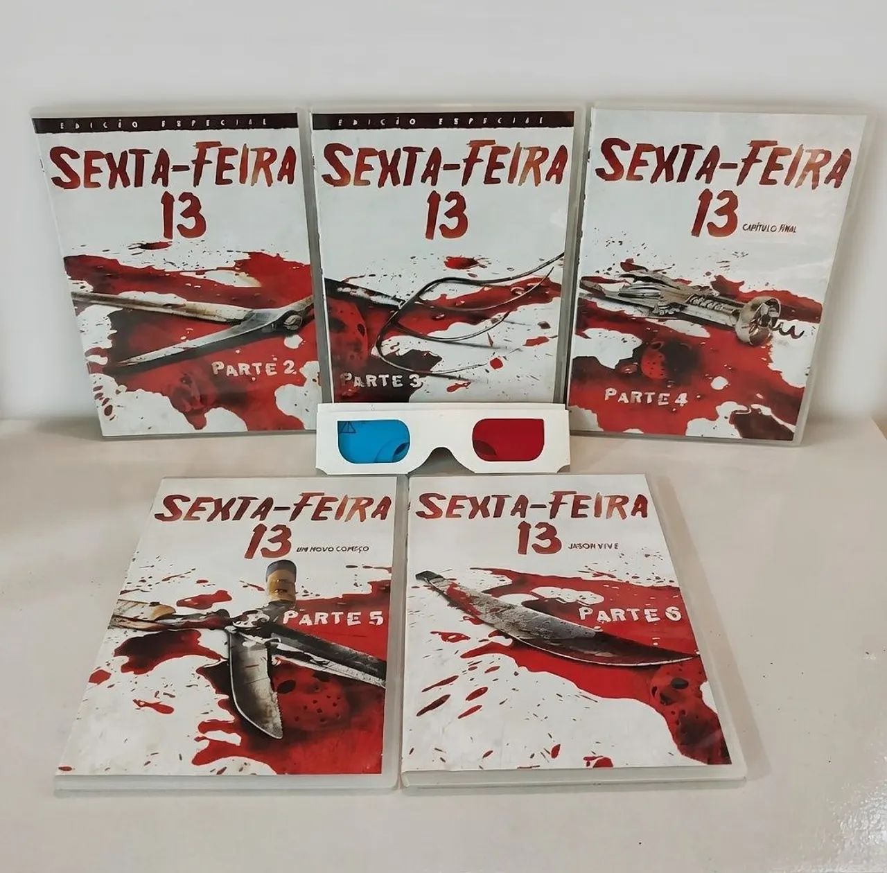 sexta-feira 13 dvd - box coleção 2 ao 6 - original - Foto 2