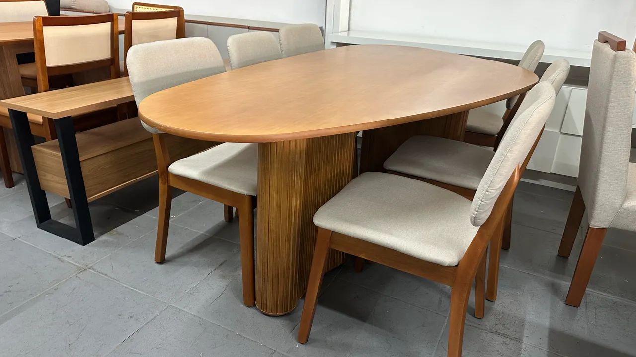 Mesa de jantar madeira  - Foto 2