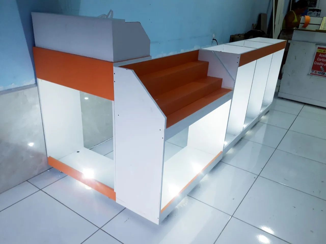 Balcões de conveniência e loja com caixa com vitrine personalizado fabricamos diversos - Foto 3