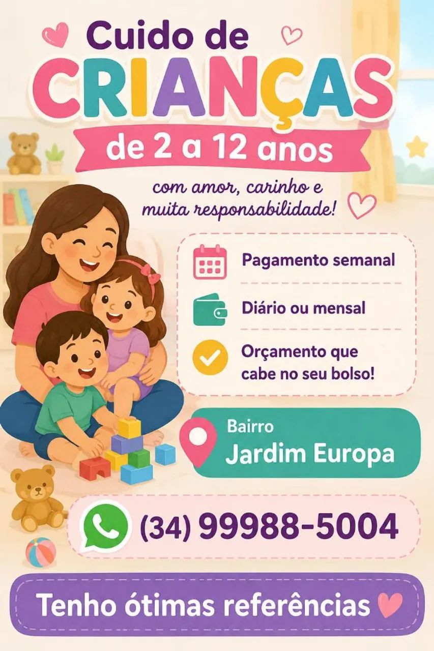 Ofereço como babá 