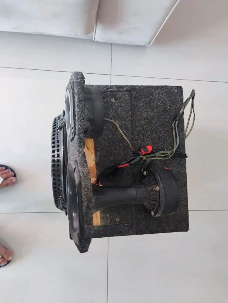 Caixa de som automotivo + módulo - Foto 3