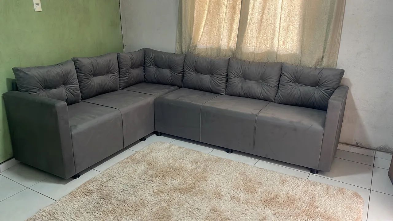 SOFÁ DE CANTO GRANDE !! Novos PAGUE NA ENTREGA.. - Foto 4