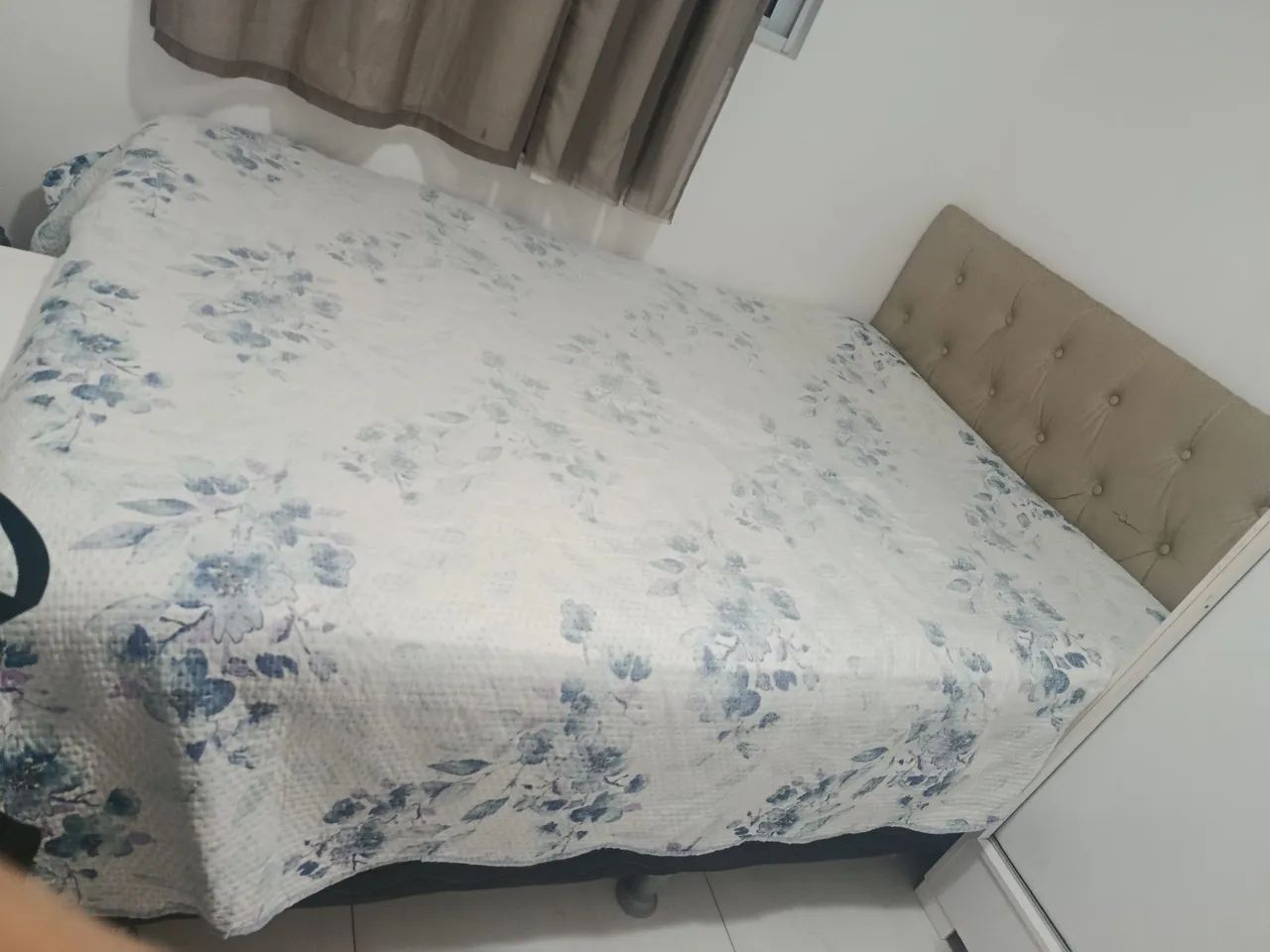 Cama box com colchão e cabeceira R$300,00 - Foto 3