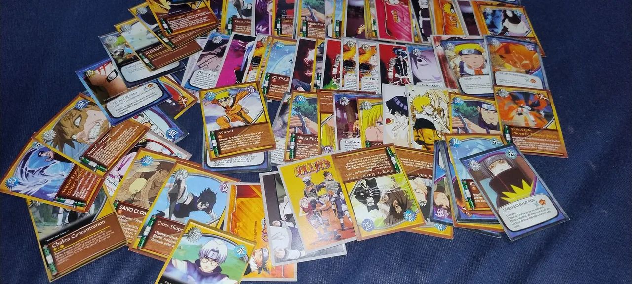 Lote 108 Mini Cards Naruto Shippuuden - Hobbies e coleções