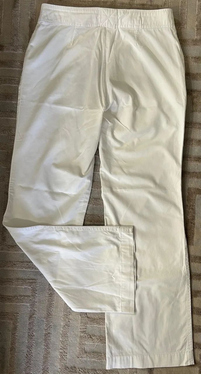 Calça Feminina Branca 48 BR  - Foto 2
