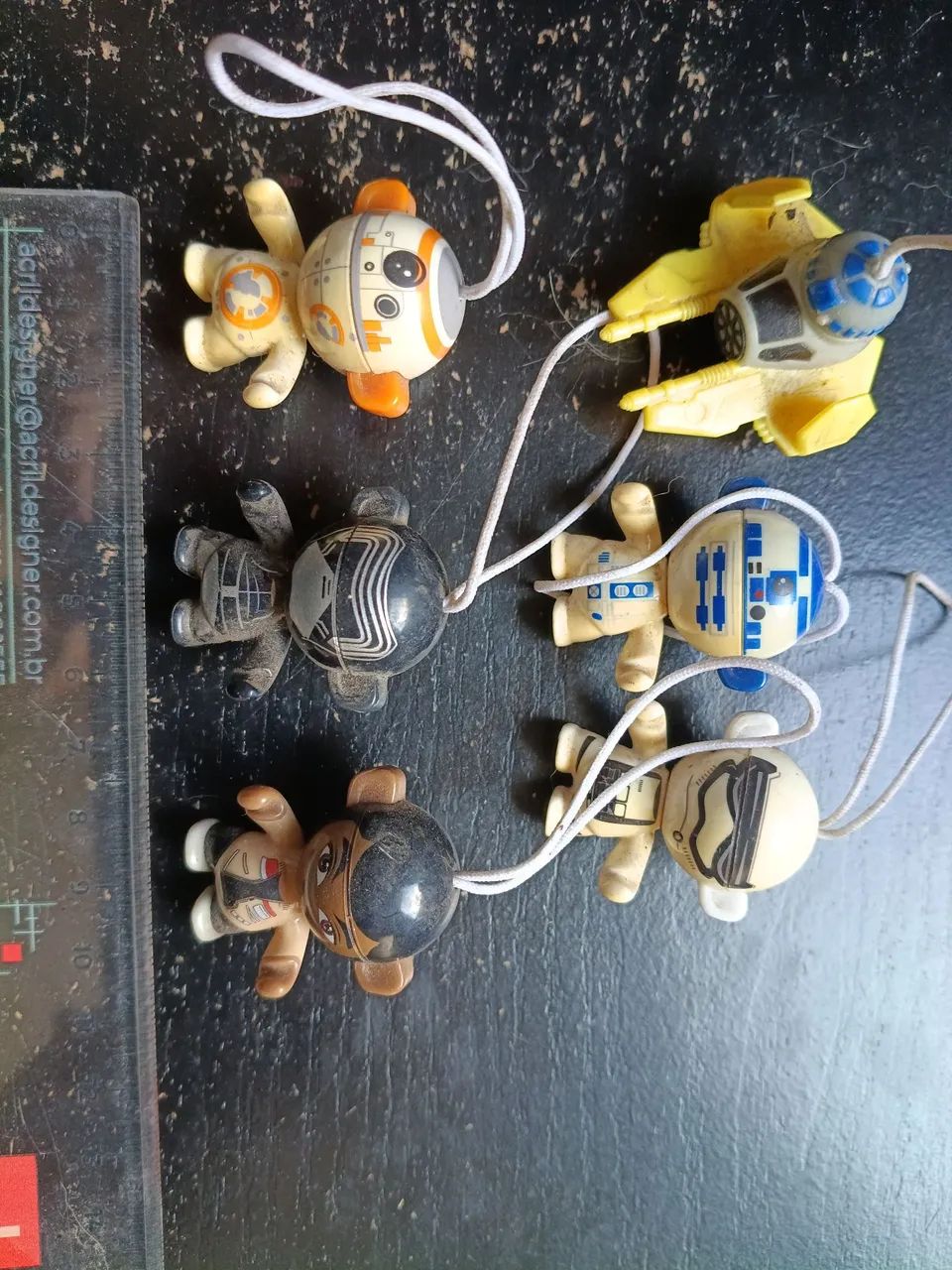 6 Chaveiros Star Wars 