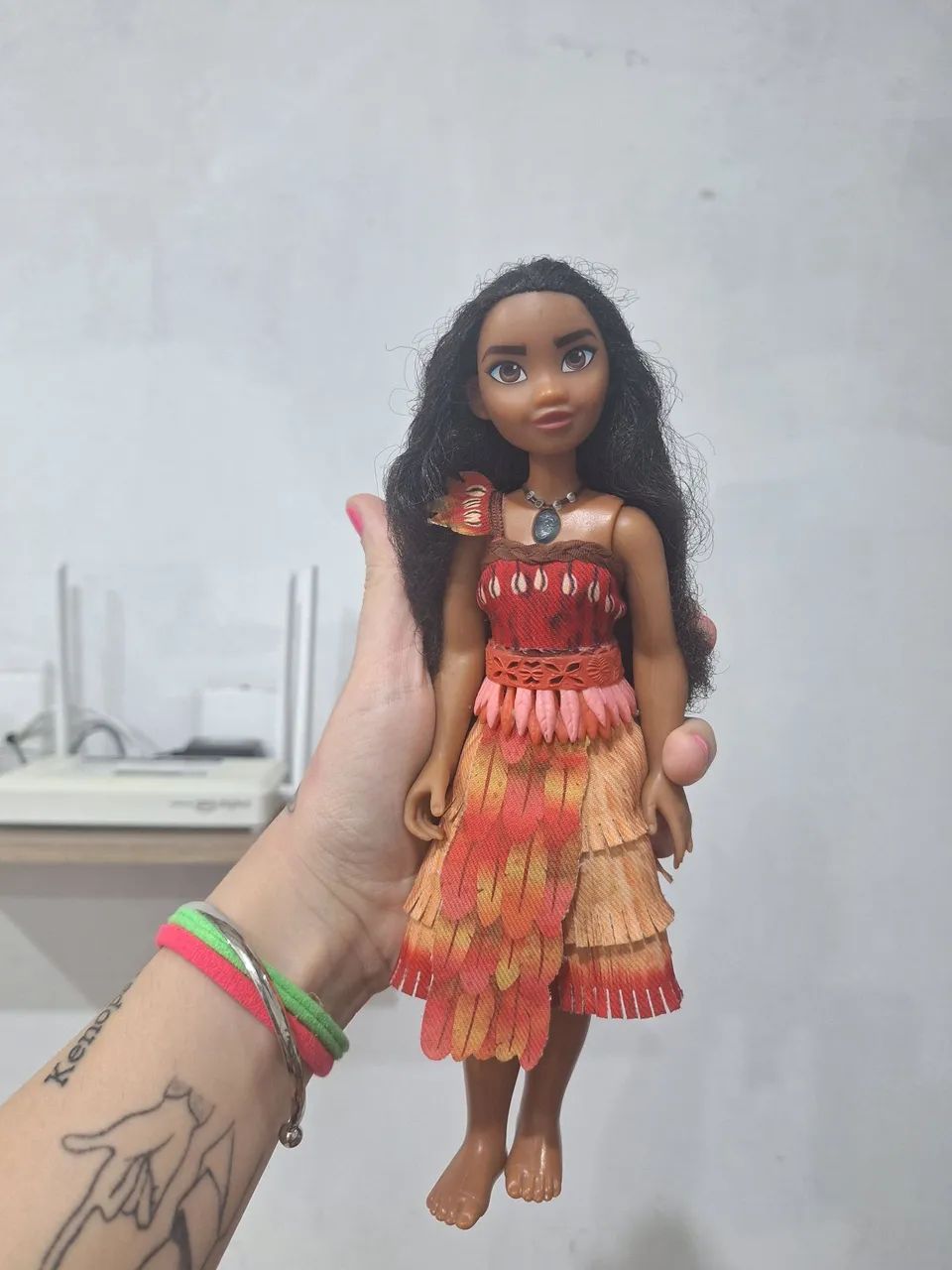 Boneca Moana musical princesa Disney 