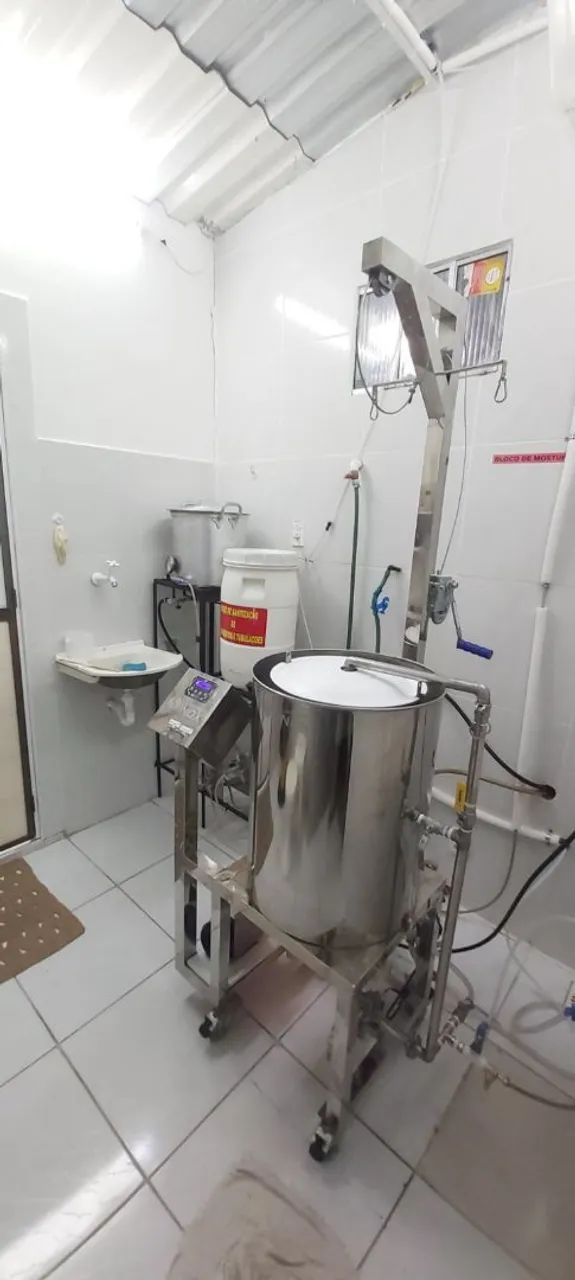 Cozinha Cervejeira 100L Inox Automatizada (Duplo Aquecimento Gás/Elétrico) + Periféricos - Foto 2