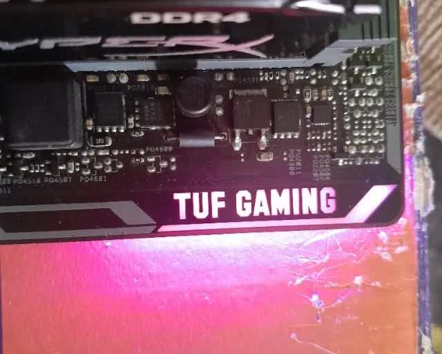 Placa-Mãe - ASUS TUF H310M-PLUS GAMING/BR(c.defeito pino do soquete) - Foto 4