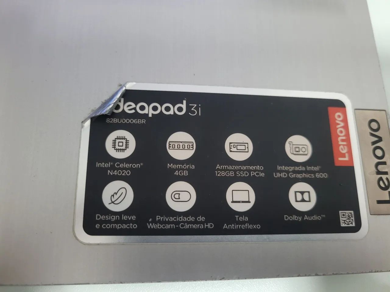 Vendo Notebook Lenovo IdeaPad 3 15IGL05 - Foto 2