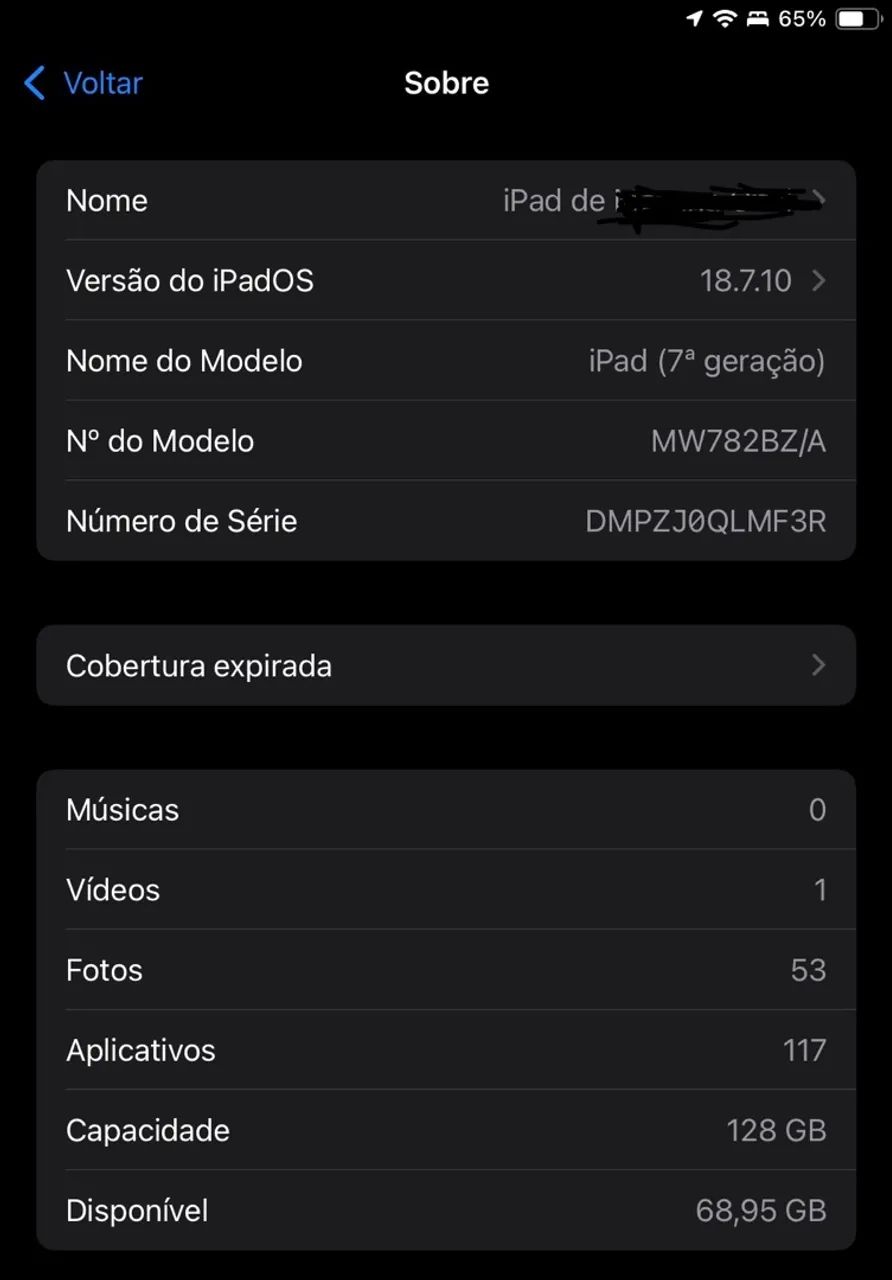 Apple iPad 7 geração 128GB Prata - Foto 5