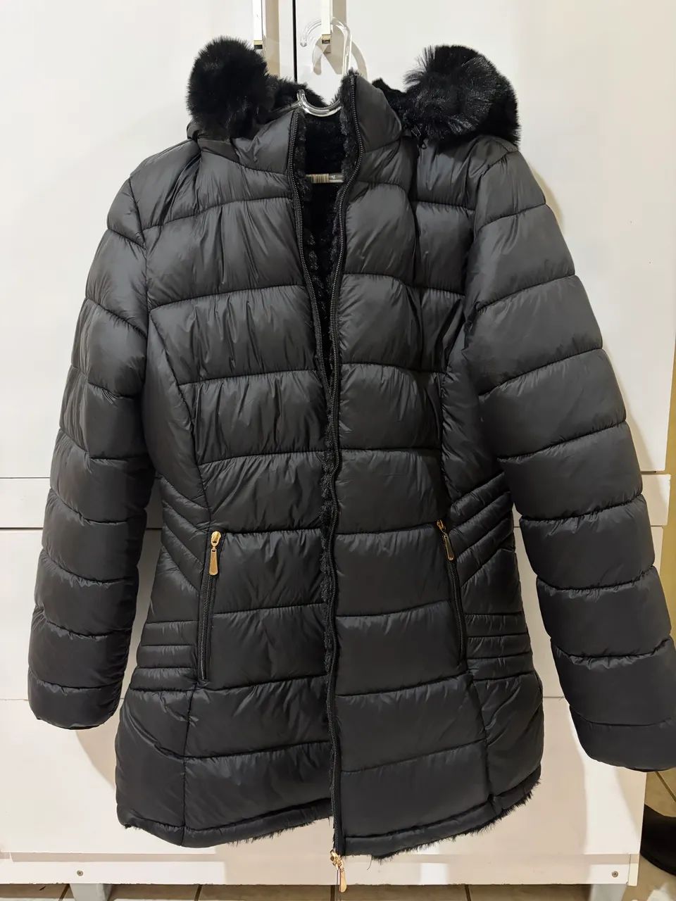 Jaqueta Parka Feminina Dupla Face