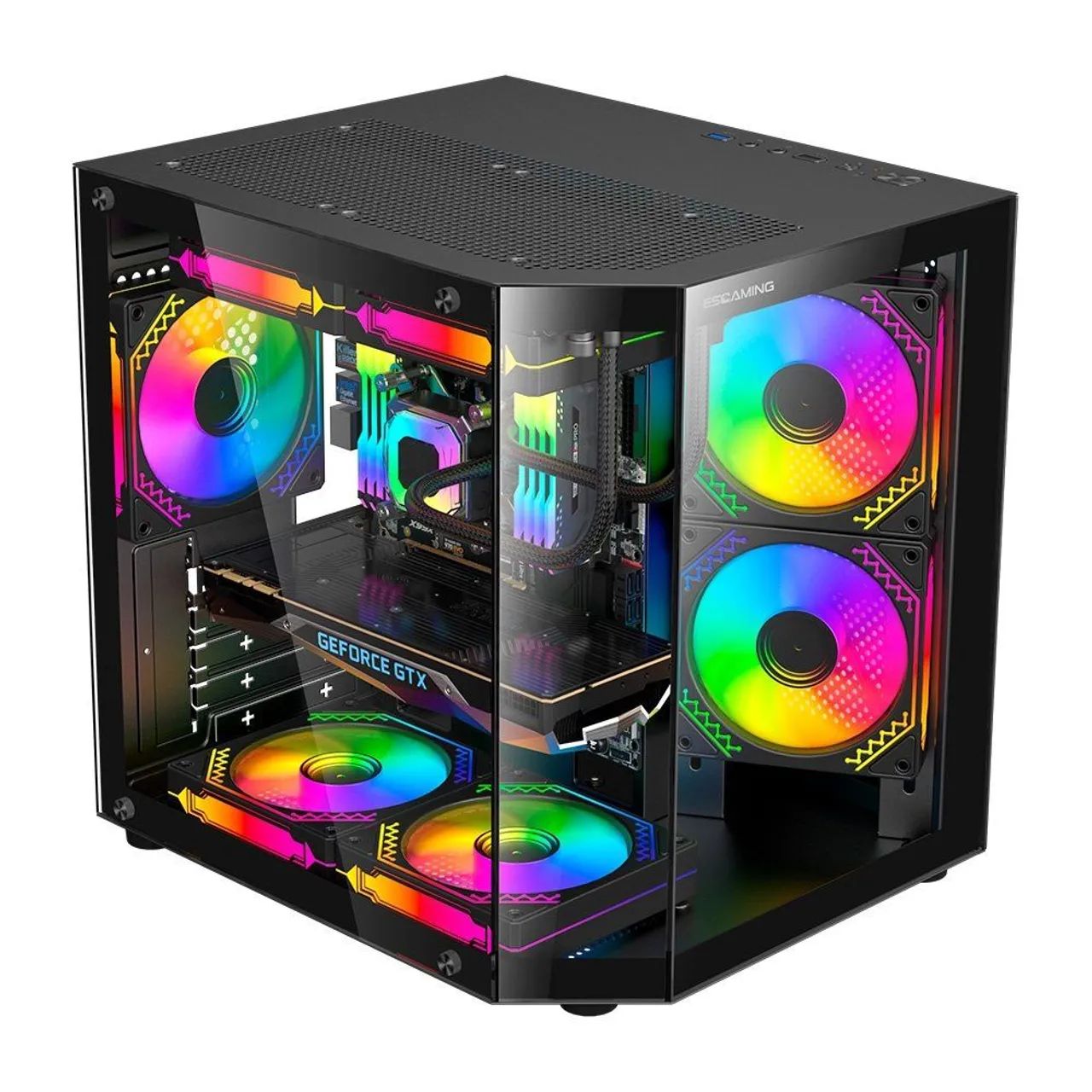 Gabinete Gamer, Micro-ATX - Foto 4