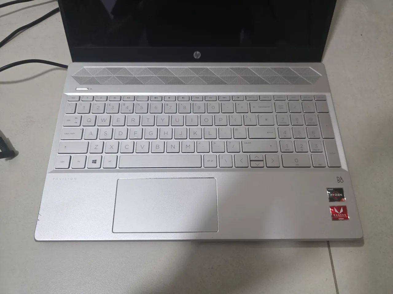 Notebook HP Pavilion Ryzen 5 3500U 8GB 256GB SSD Tela 15.6