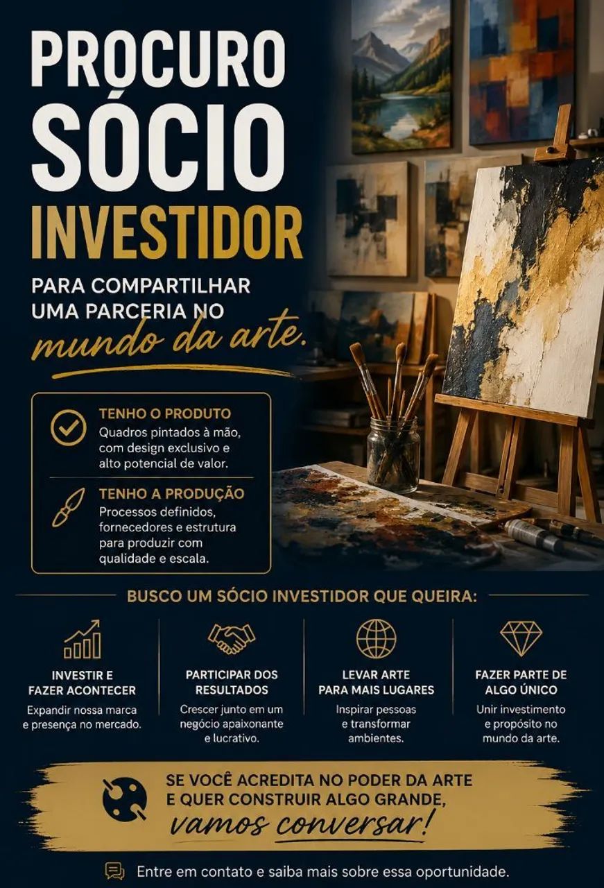 Procuro um sócio 