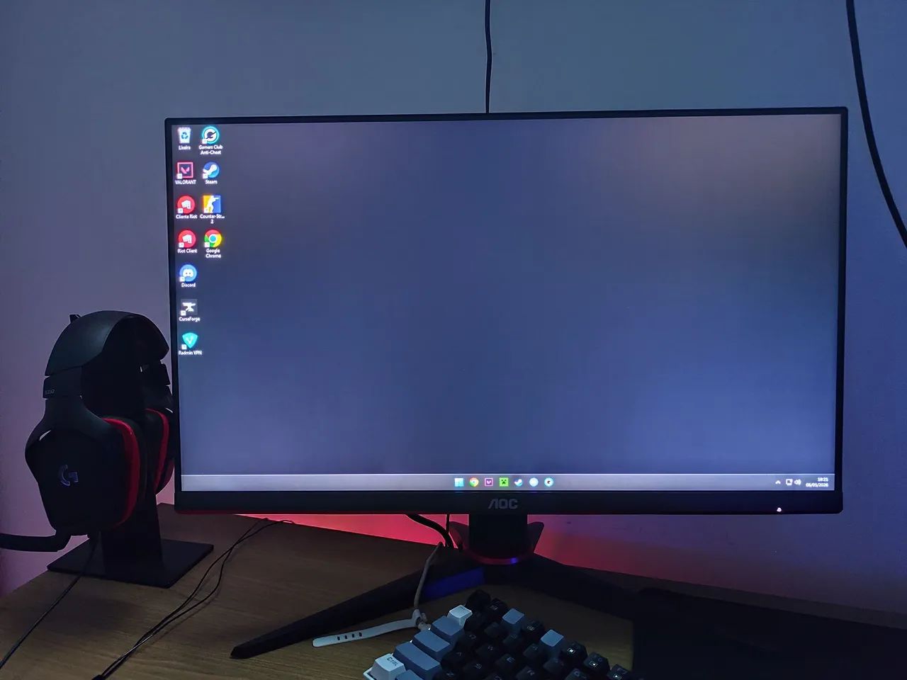 Monitor gamer AOC 24" 75hz