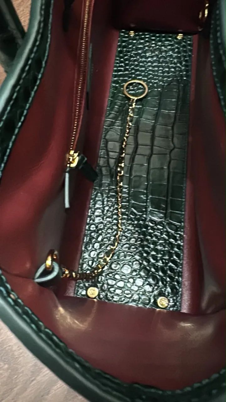 Bolsa Chanel crocro verde lançamento nova  - Foto 5