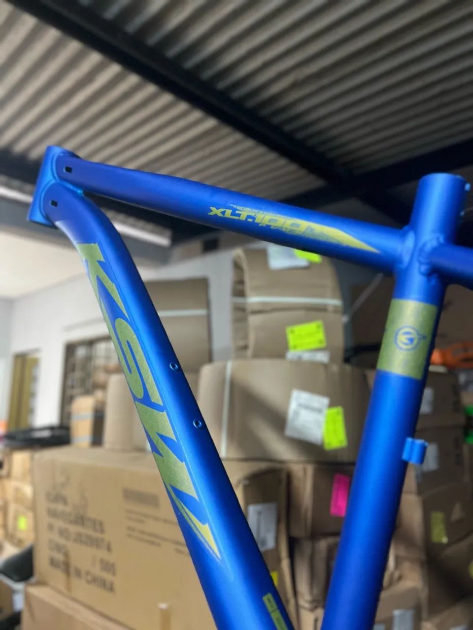 QUADRO KSW NOVO COR AZUL E DOURADO - Foto 3