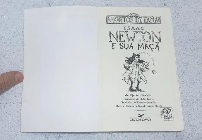 Livro Isaac Newton e sua maçã - Foto 3