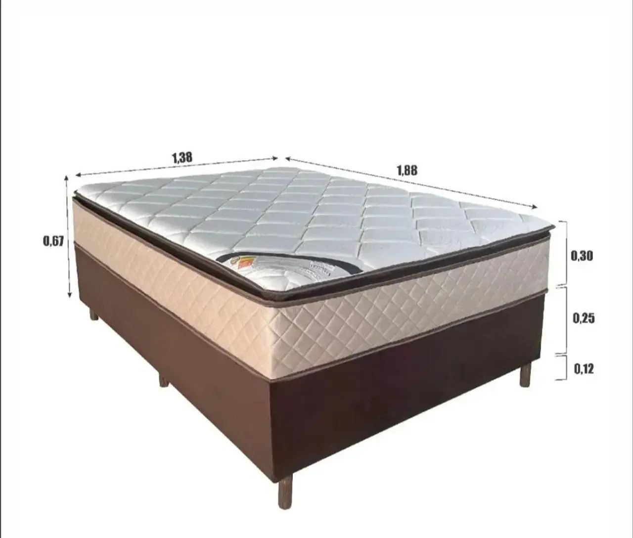 Base cama box - NOVA(EMBALADA)! URGENTE!!! - Foto 2