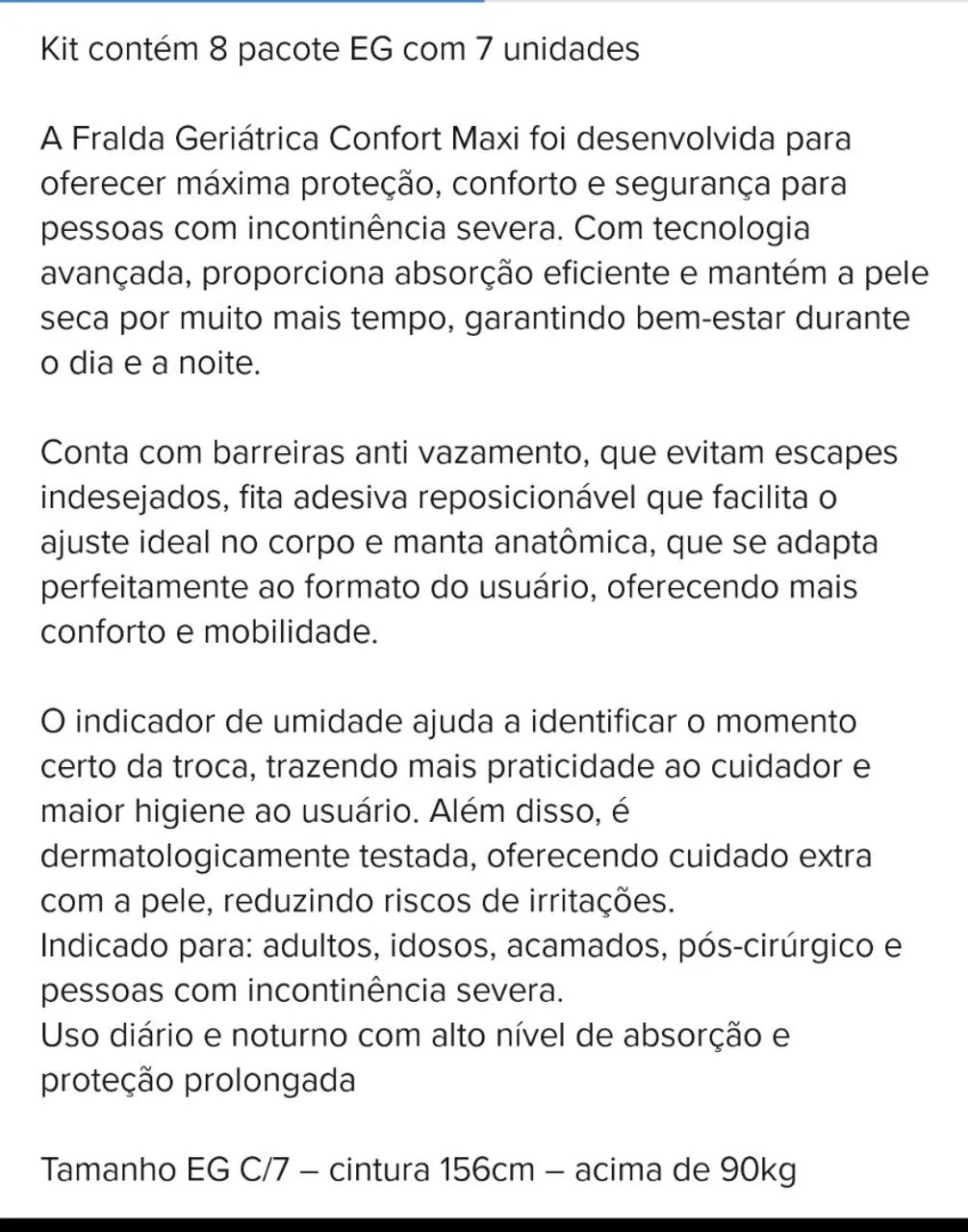 Fardo de Fralda geriátrica EG - Foto 3