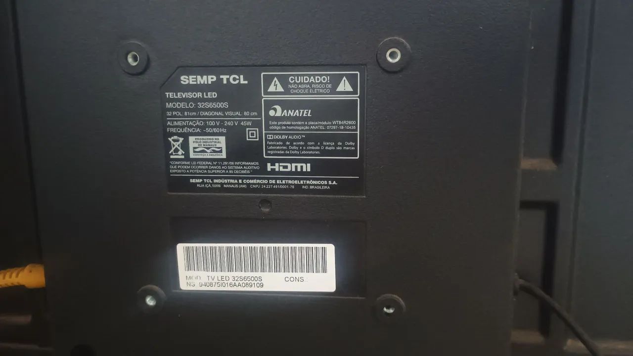 TV QUEBRADA PARA REMOÇÃO DE PEÇAS - Foto 5