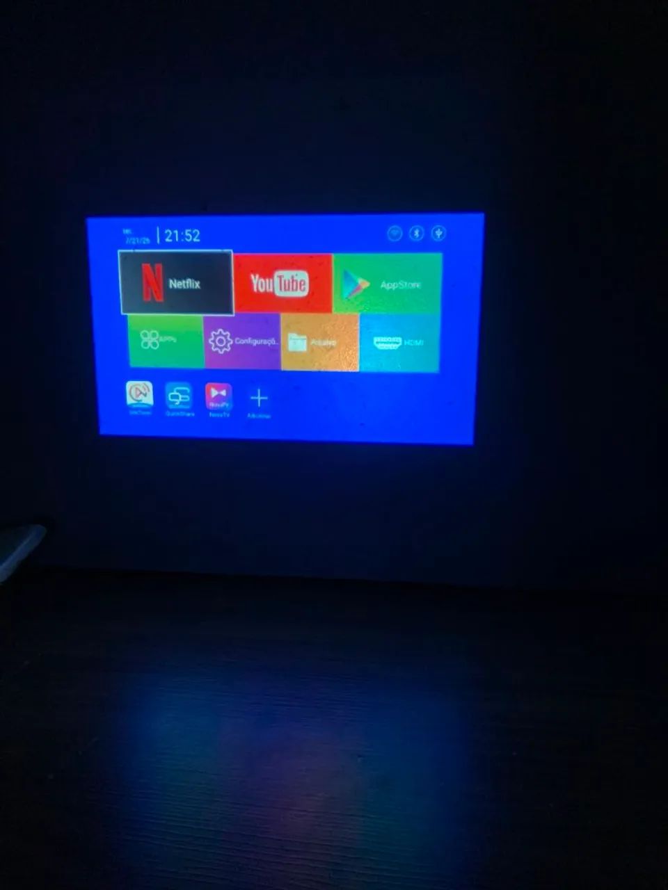 PROJETOR PORTÁTIL  SMART A'GOLD PLUS  - Foto 4