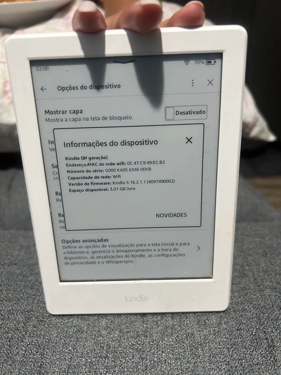 Kindle 8° geração (Wi-Fi)