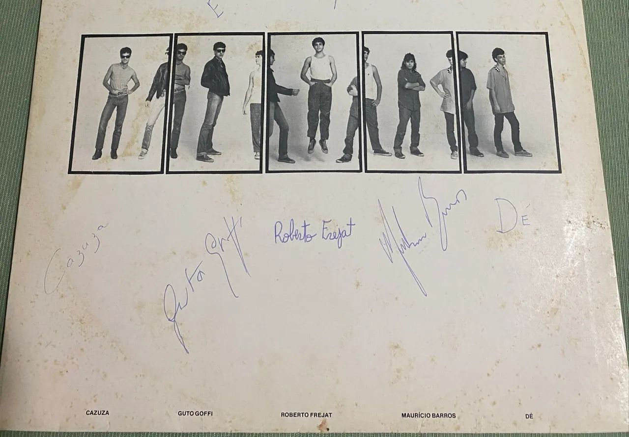 Disco Vinil Barão Vermelho 1984 Autografado 