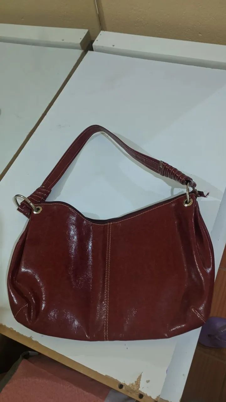 bolsa vermelha vintage