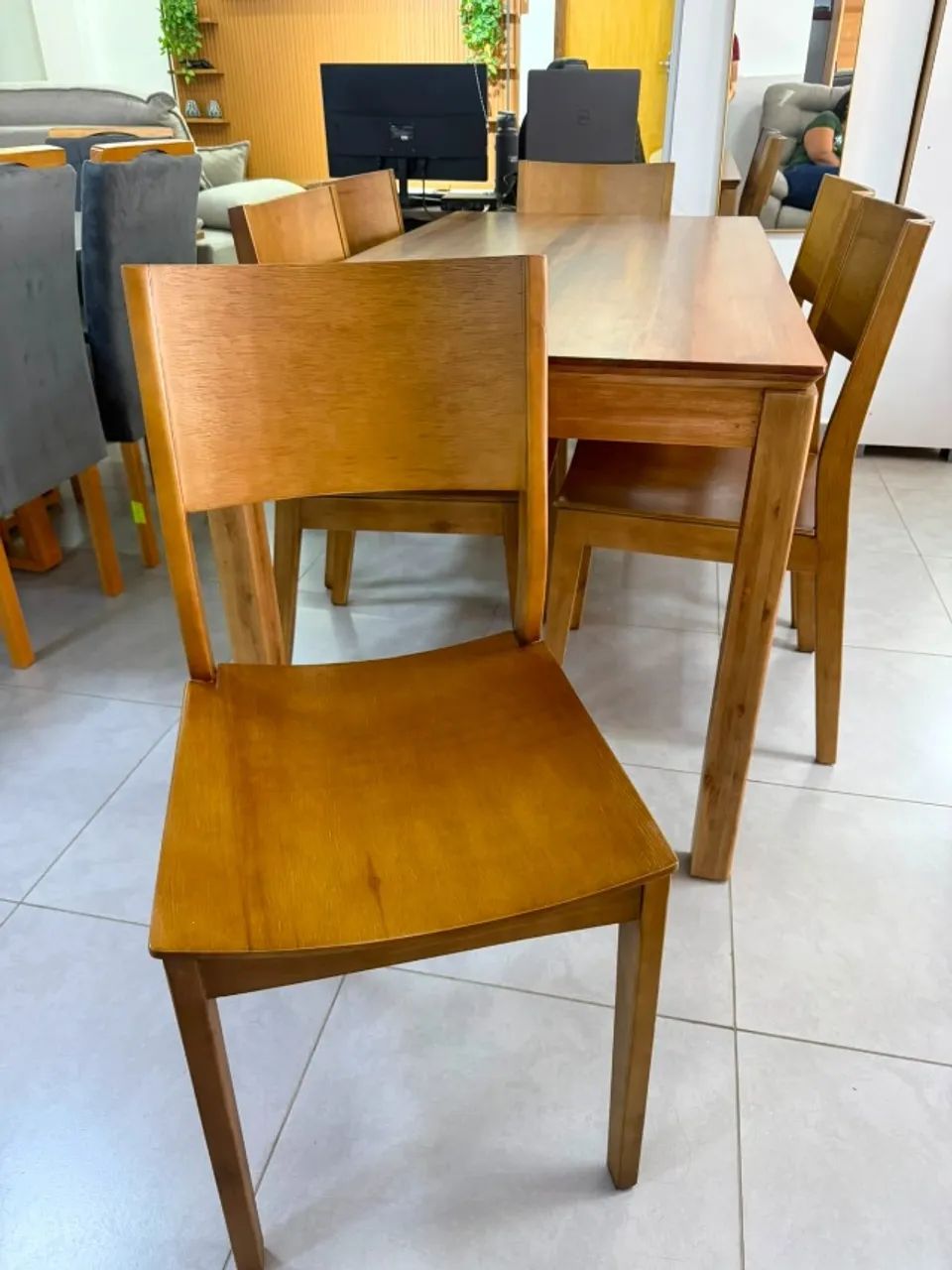 Mesa Ìris Com Cadeira Inalda Oferta - Foto 2